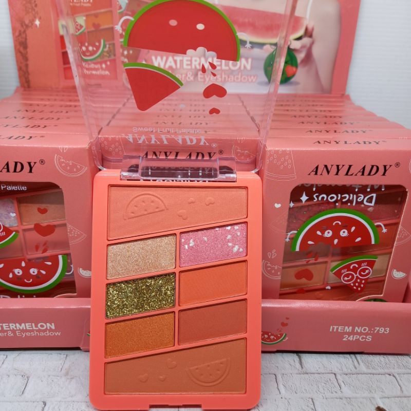 [Per Pc] Eyeshadow Blusher Anylady Delicious Watermelon 793