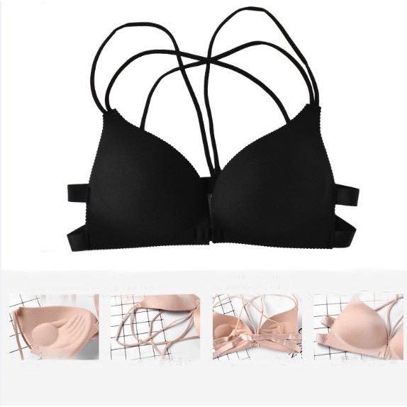 Bra One-Piece Bralette Tipis Wanita Tanpa Kawat BH Seamless PushUp Bahan Nyaman B040 Fashhion Import