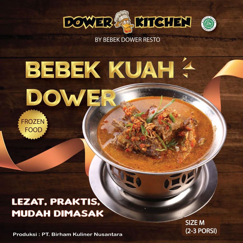 

Frozen Food Bebek Oven Instan Kuah Dower (M) Siap Saji 2-3 Porsi