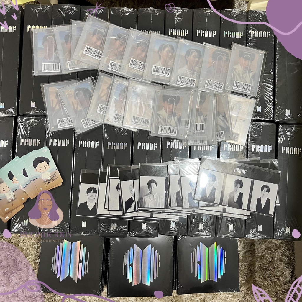 [READY STOCK] BENEFIT ALBUM PROOF PHOTO STRIP PROOF TRYPTICH JK TAE SUGA POB WEVERSE