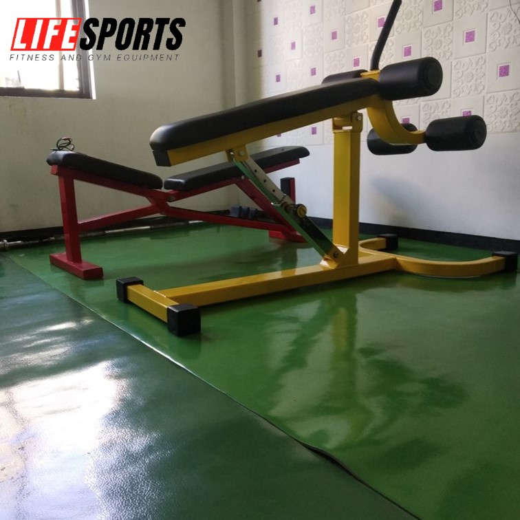 LIFESPORTS - new alat kesehatan olahraga fitness gym bangku sit up bench adjustable commercial use