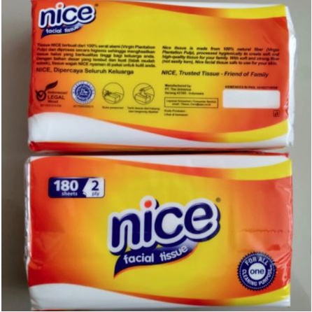 Tisu tissue nice 180 sheets 2ply