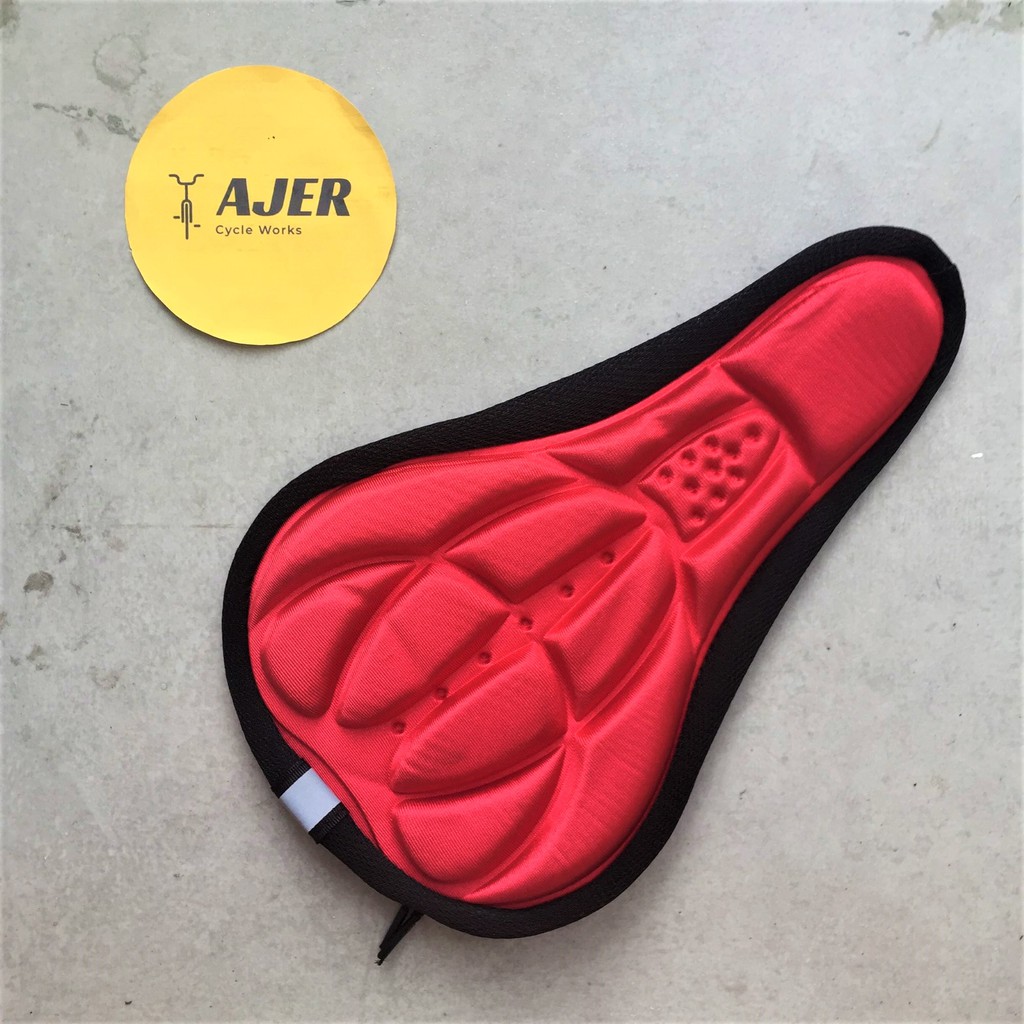 Sarung Jok sadel cover Sepeda busa spons empuk not gel saddle padding bicycle