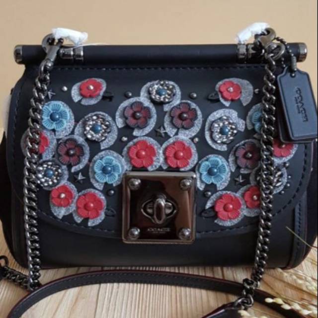 COACH WILLOW FLORAL TEA ROSE DRIFTER shoulder bag crossbody