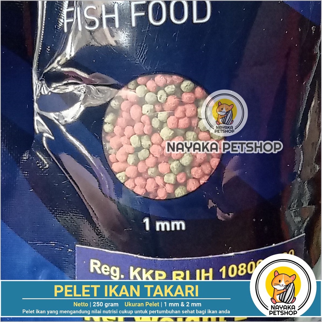 Makanan Ikan Takari 250 gr Pelet Pakan Ikan Hias Fish Food