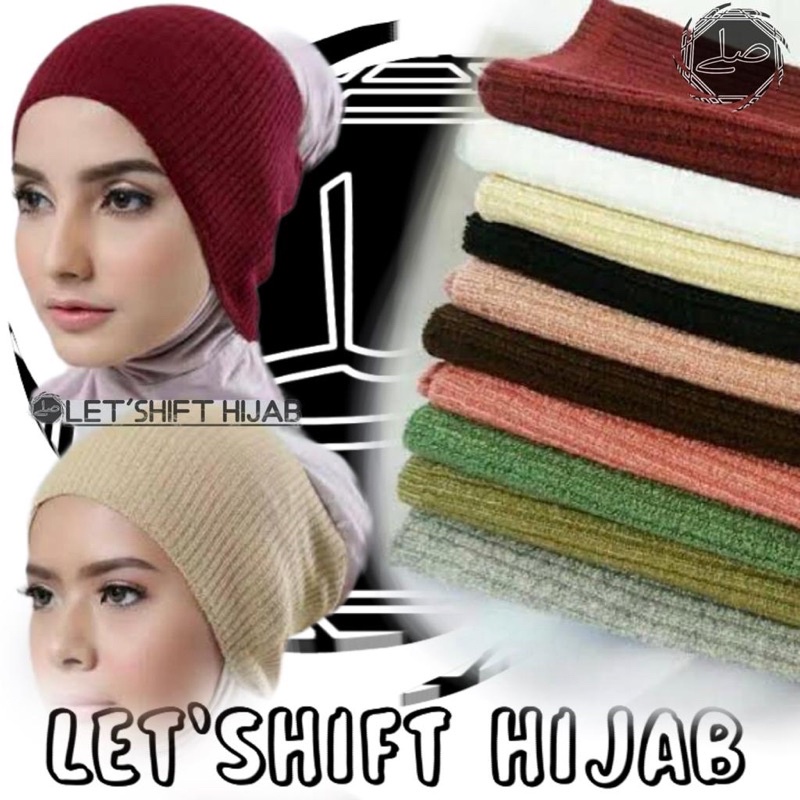 CIPUT RAJUT/BANDANA RAJUT/ INNER KERUDUNG/ DALAMAN KERUDUNG MURAH