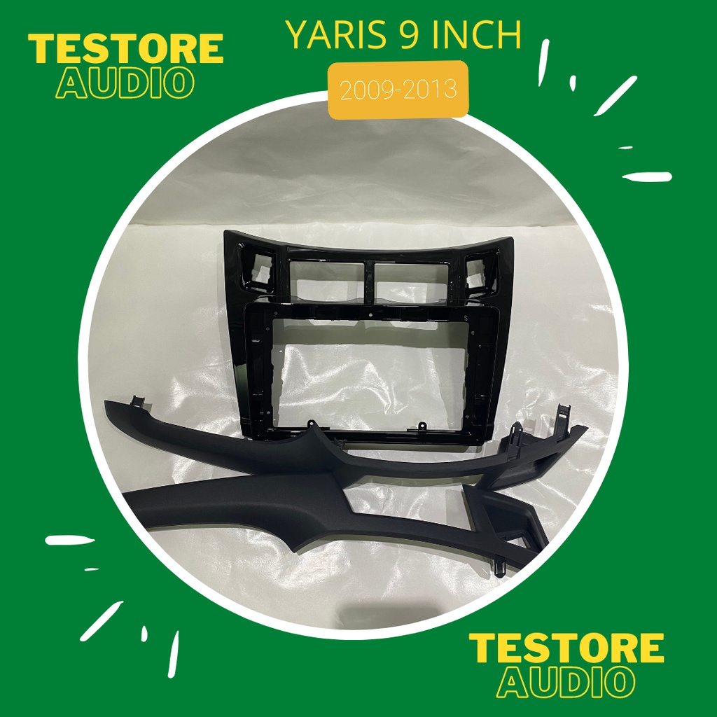 Frame Head Unit Mobil Yaris 2009 -2013