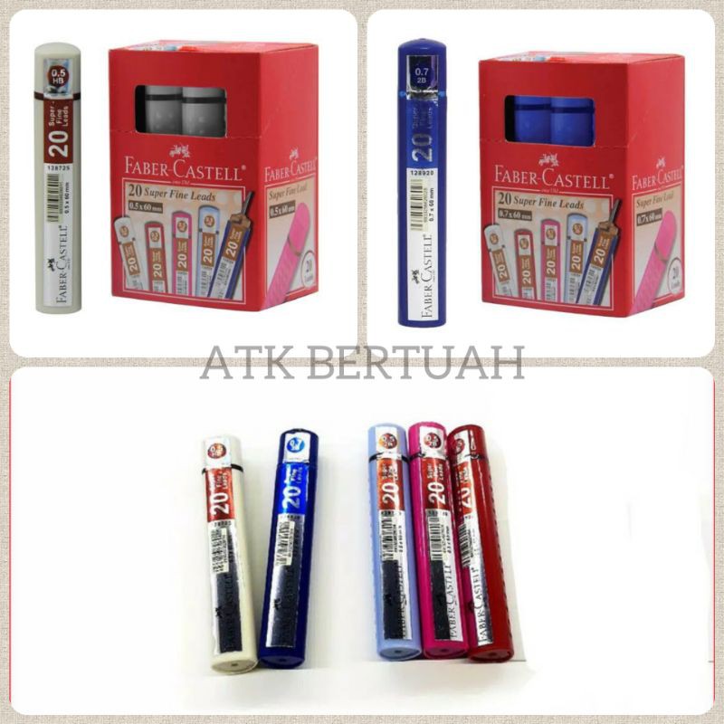 

FABER CASTELL LEAD SUPERFINE GRIP 2B HB 05 07 ISI PENSIL