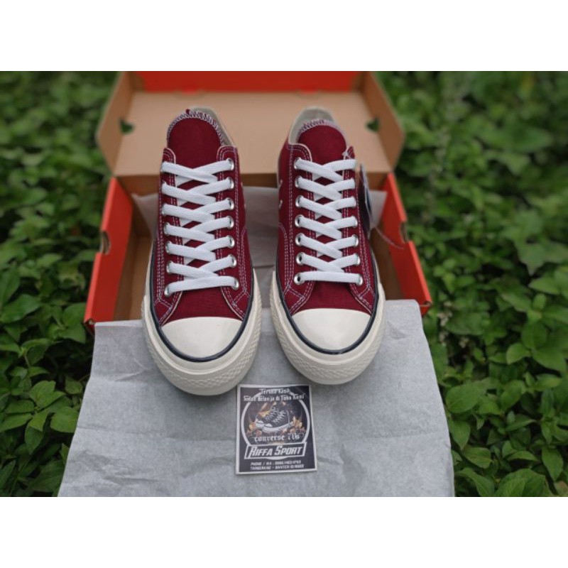 SEPATU C0NVERSEE 70S MAROON LOW PREMIUM BNIB MURAHH