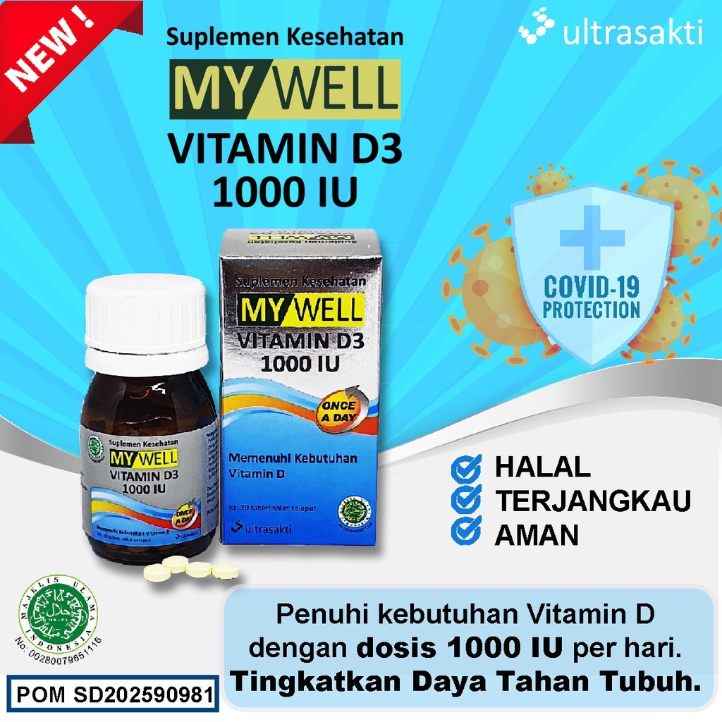 My Well Vitamin D3 1000 IU - Vitamin D