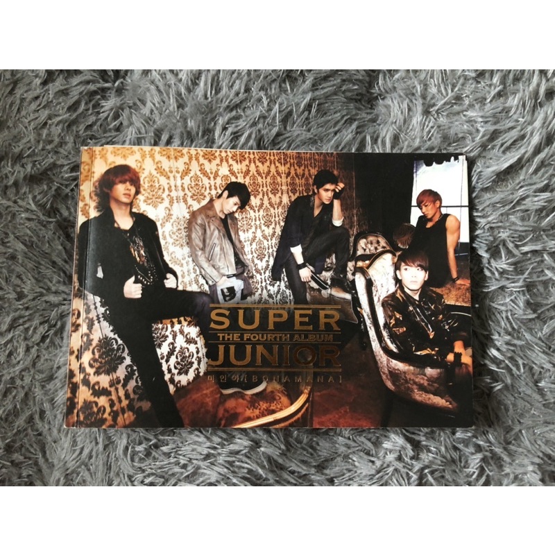 CD KPOP Super Junior Fourth Album "Bonamana" Original 100% (Preloved)