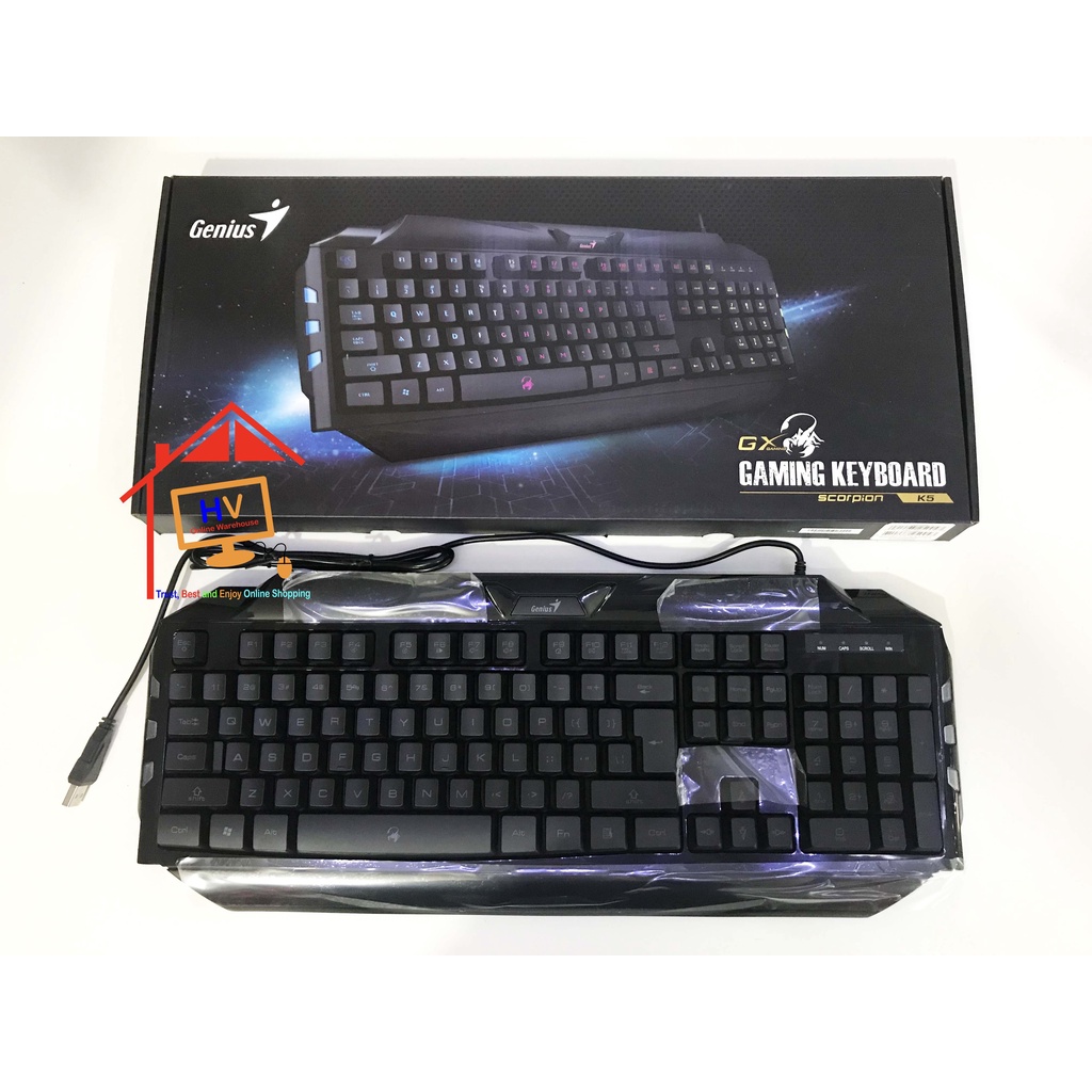 Genius Scorpion K-5/K5/K 5 Gaming Keyboard