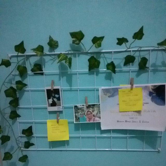 Hiasan Dinding Panjang/hijang/wall Grid/pajangan Polaroid/pajangan Notes Murah