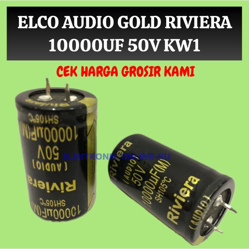 ELCO AUDIO GOLD RIVIERA 10000UF 50V KW1