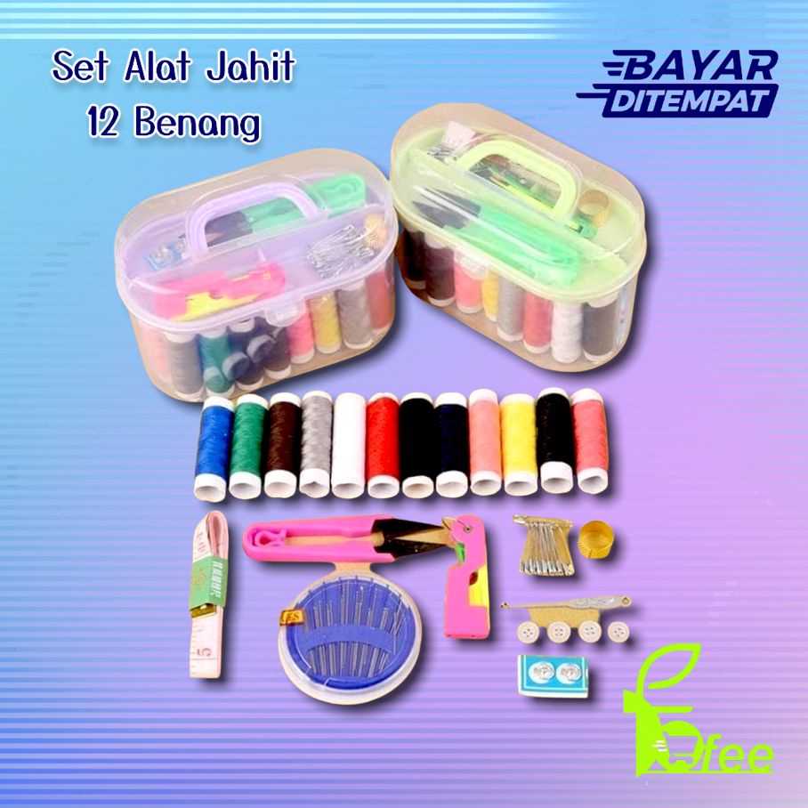 [IMPORT] -  Sewing Kit Box Ukuran Besar - Peralatan Jahit