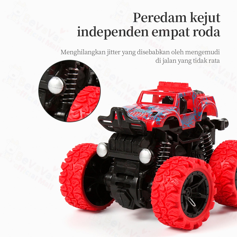 BEVAVAR Mainan Mobil Mobilan Monster Zap Mobil Mainan Anak