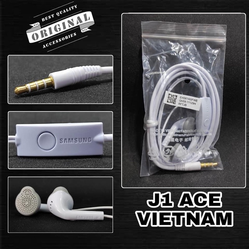 HANDSFREE SAMSUNG J1 ACE ORI GRADE SUPER AAA HF C550 SUARA BAGUS &amp; BAHAN KABEL TEBAL LEBIH PANJANG