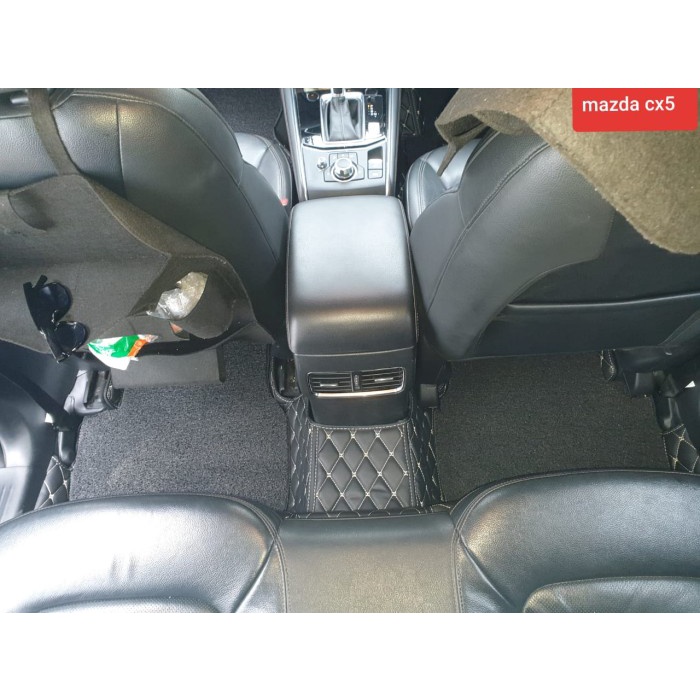 LUXURY MAT PLUS Karpet Mobil 7D Mazda ALL NEW CX5 Full Leather Layer