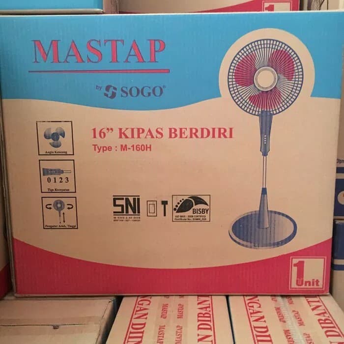 Kipas Angin Berdiri / Stand Fan Murah / Standfan Mastap 16 Inch M-106H