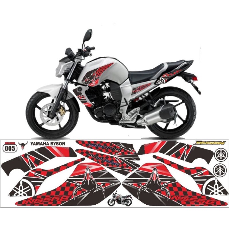striping yamaha byson/decal variasi byson/stiker lis variasi byson