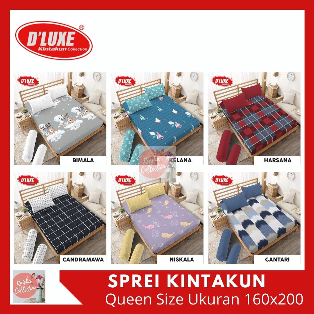 RC Kintakun Sprei Ukuran 160x200 Wiyata Nurmala Kirana Graciela Widia Naraya Indira Amerta