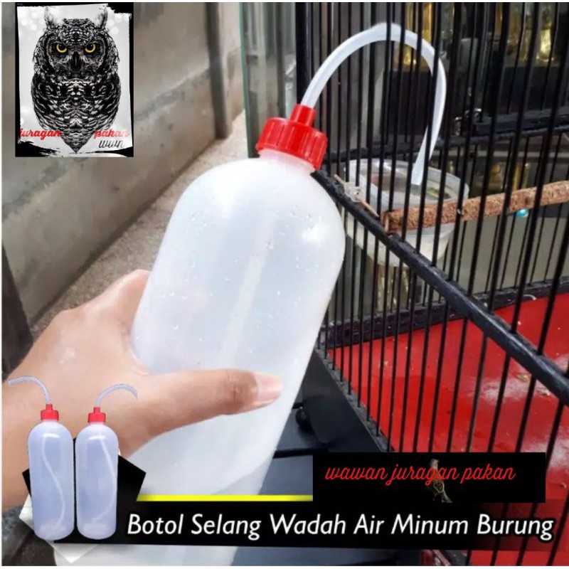 botol tempat wadah air minum burung