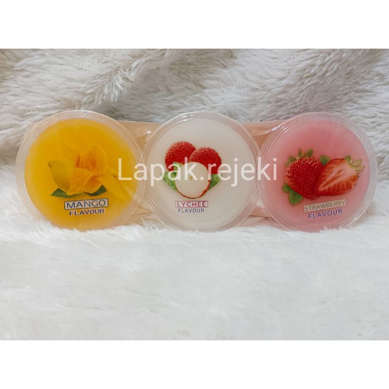 

Yame Mix Fruit Puding Isi 3 Cup Dessert With Nata De Coco / Jelly / Puding Malaysia / Puding Nata de coco