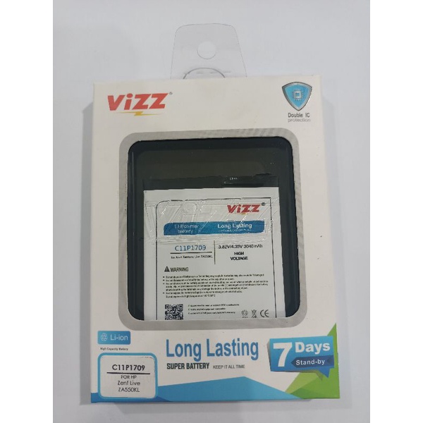 Baterai Battery VIZZ Batre Asus Zenfone Life L1 C11P1709 ZA550KL / X00Rd