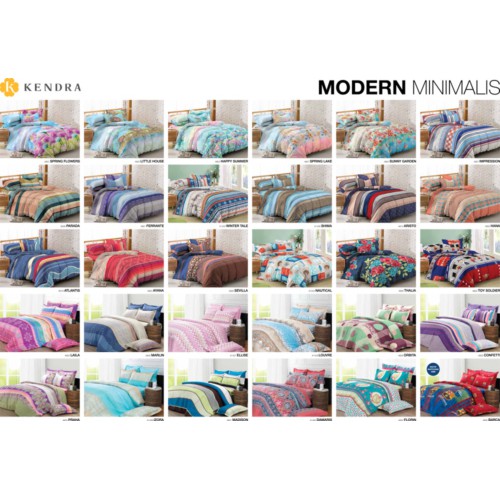 Sprei KENDRA King Size uk 180x200 T30 Tinggi 30 cm Motif Korea K Style Motif anak Kids Edition Motif Modern Minimalis Cactus Love Flamingo Cute Owl Grey Green Coffee Life Cat Lovers Coffee Time Love Weekend Night Owl Pineapple Rainbow Unicorn Marvel Pooh