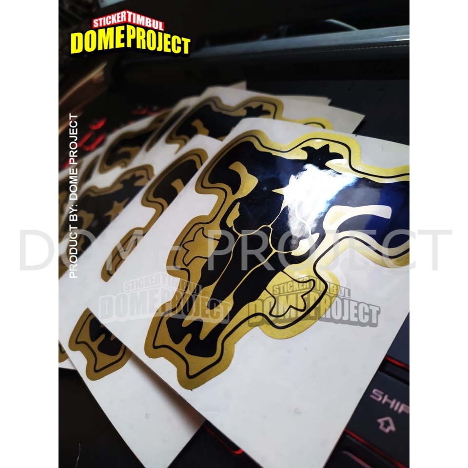 BLACK BULLS STIKER MOTOR BLACK CLOVER ANIME STICKER CUTTING OUTDOOR