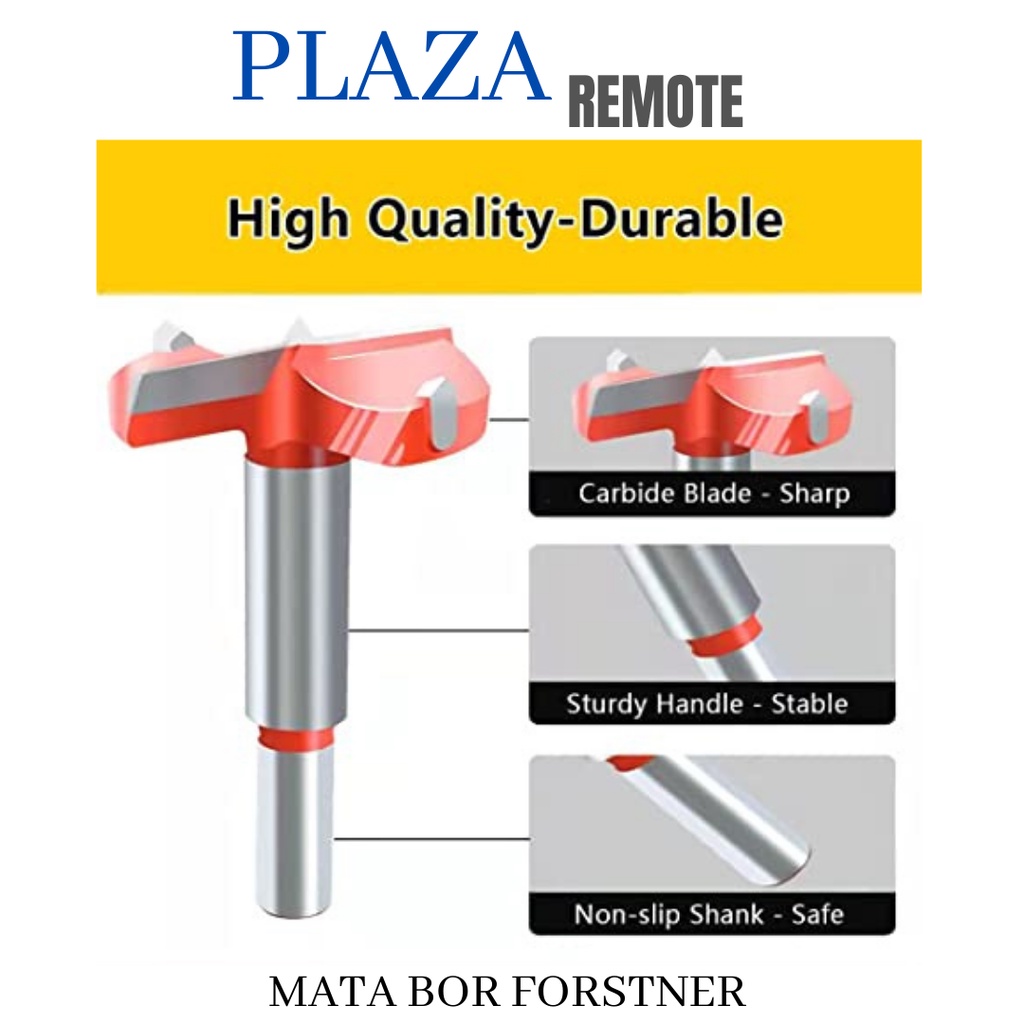 Forstner Bit MATA BOR Pelubang KAYU Engsel SENDOK drill bit 22 MM