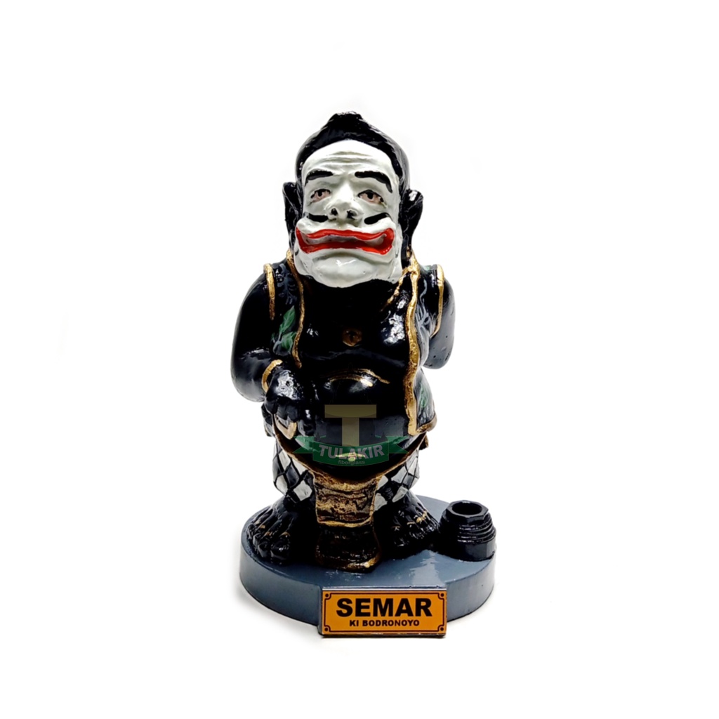 Miniatur Patung Semar Bodronoyo Tulakir Fiberglass / Hiasan Rumah / Miniatur / Punokawan