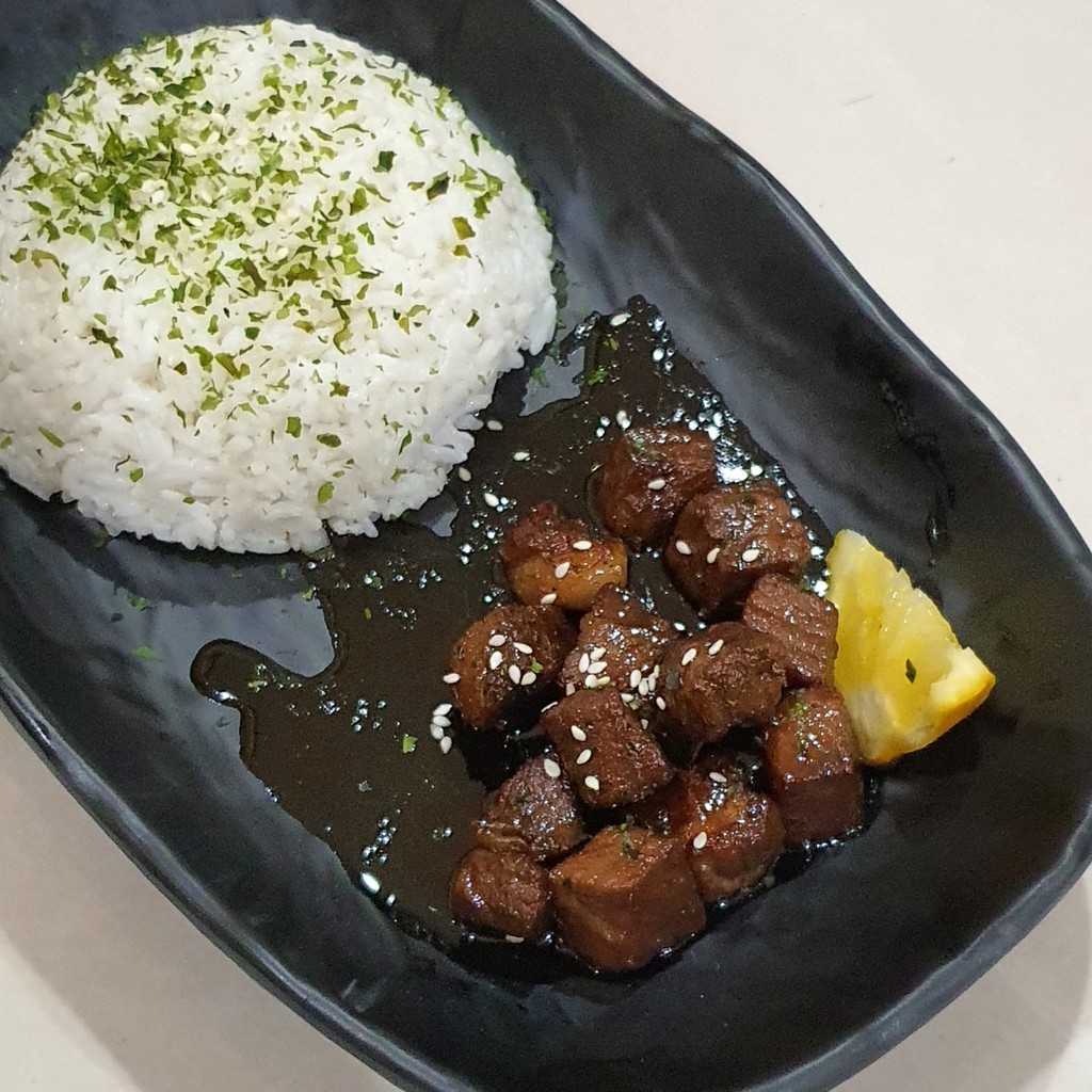 

Saikoro Wagyu Beef Shioyaki Grill 125gr + Rice Halal Japanese Food Enak Murah