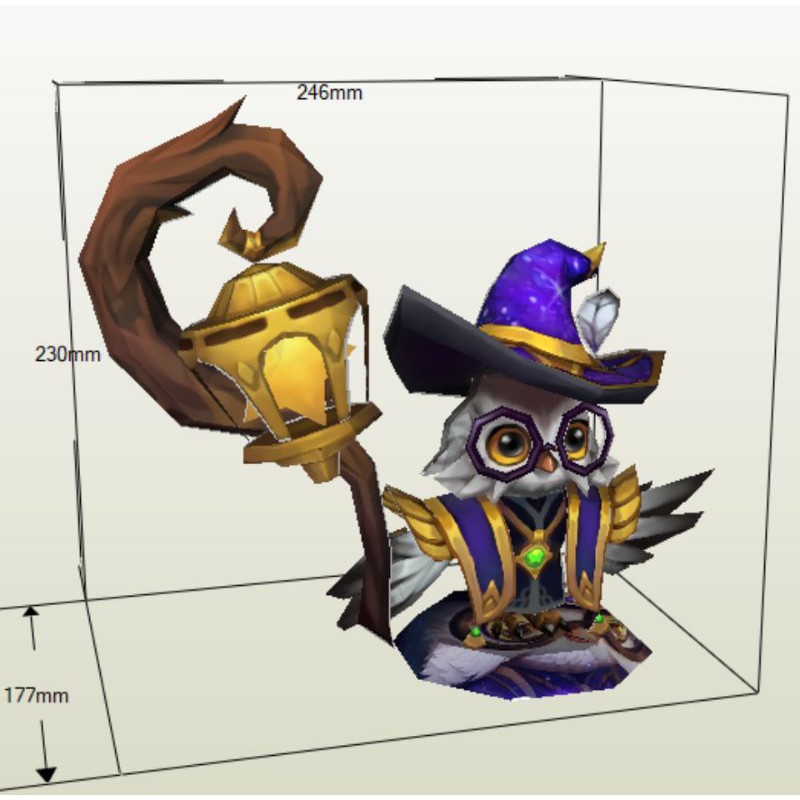 Hero Mobile Legend Digger Constellation Papercraft