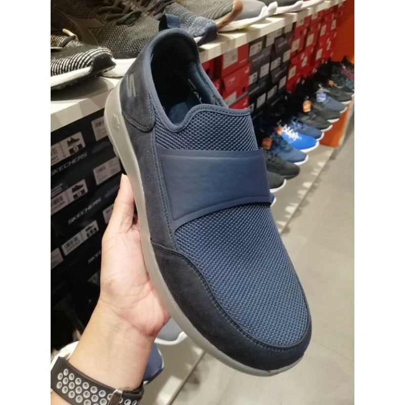 Sepatu pria skechers go walk max envision navy gray skechers 54627/NVGY original skechers slipon
