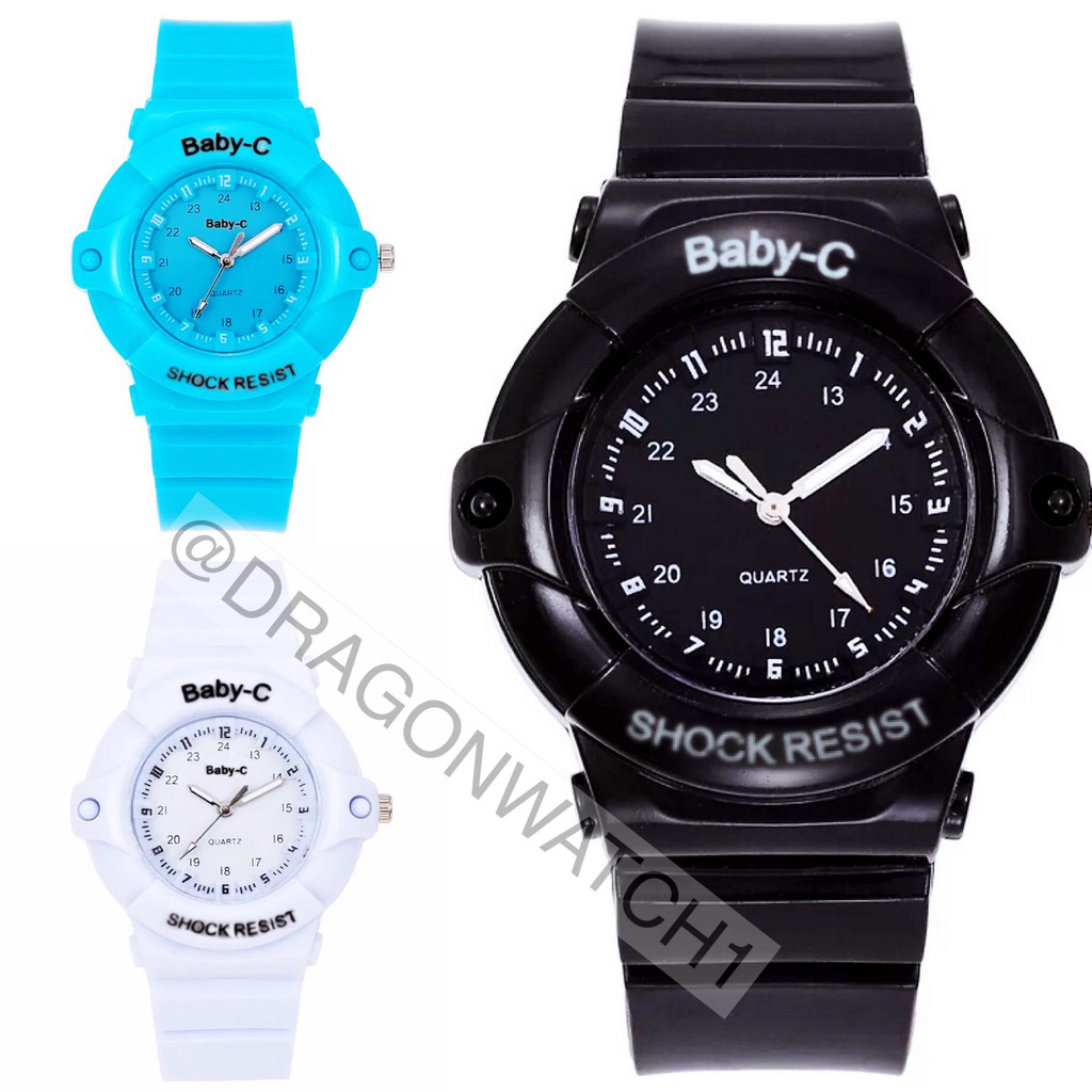 [Checkout Rp100]COD✅ Jam tangan rubber wanita baby C sport jarum jam warna karet harga murah   S1152