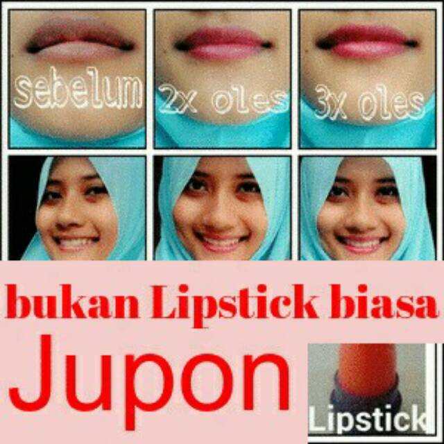 Mini Lipstik Jupon Pemerah Bibir Alami