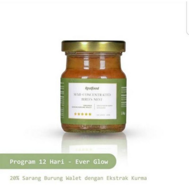 

REALFOOD EVER GLOW EXTRACT KURMA 1 JAR MINUMAN SARANG WALET