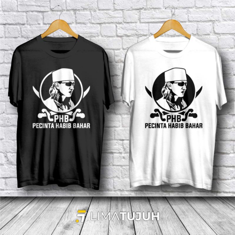 Kaos PHB Pencinta Habib bahar Kaos Baju Habib Bahar Bahan Premium Sablon Plastisol