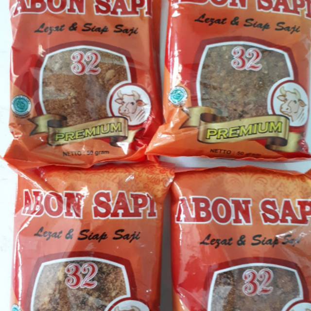

Abon sapi 32 kemasan 50gram/Abon sapi 250gram