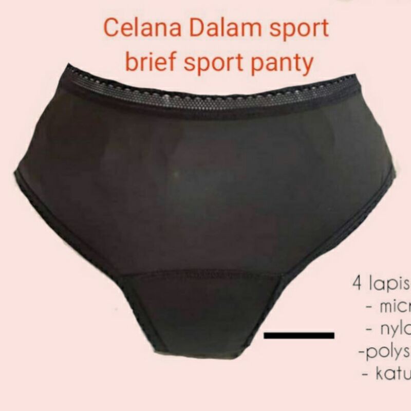 Celana Dalam Sport olahraga Sepeda / Liner panty girl U1