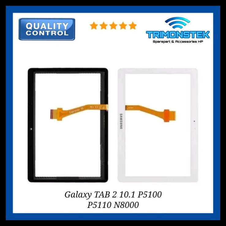 HOT DEAL TOUCHSCREEN / LAYAR SENTUH SAMSUNG TAB 2 10.1" P5100 N8000 ORIGINAL - PUTIH