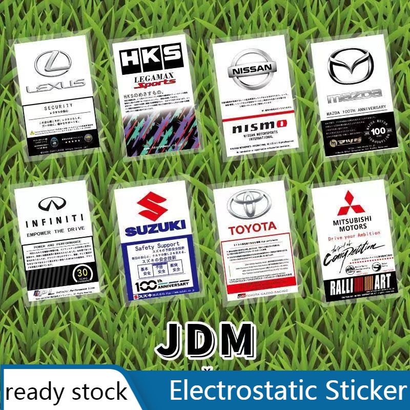 Stiker Elektrostatis Kaca Depan Mobil Untuk Honda Toyota Nissan BMW Mercedes benz Mazda