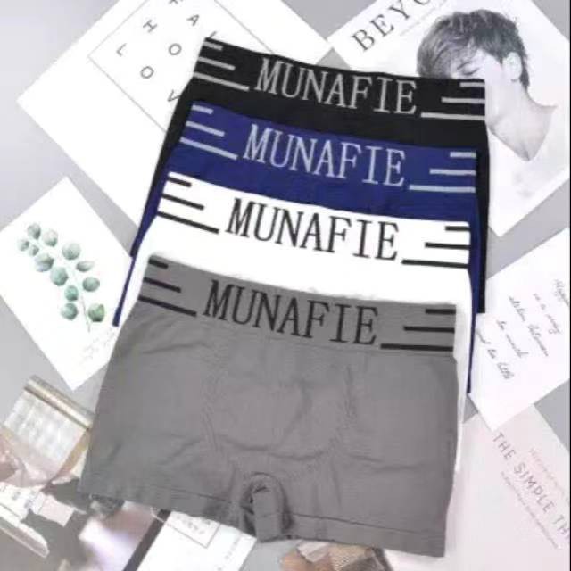 BOXER PRIA / MUNAFIE UNDERWEAR MEN BOXER / CELANA DALAM PRIA / MUNAFIE BOXER