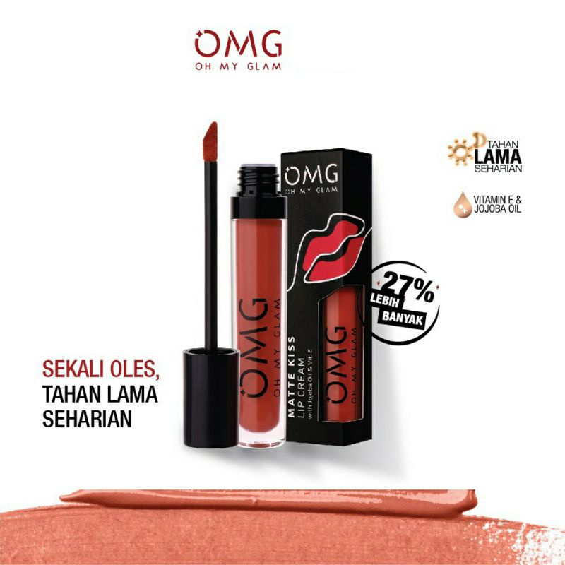 [OMG] OH MY GLAM LIP CREAM MATTE  / LIP MATTE VIRAL / LIP CREAM OMBRE NEW