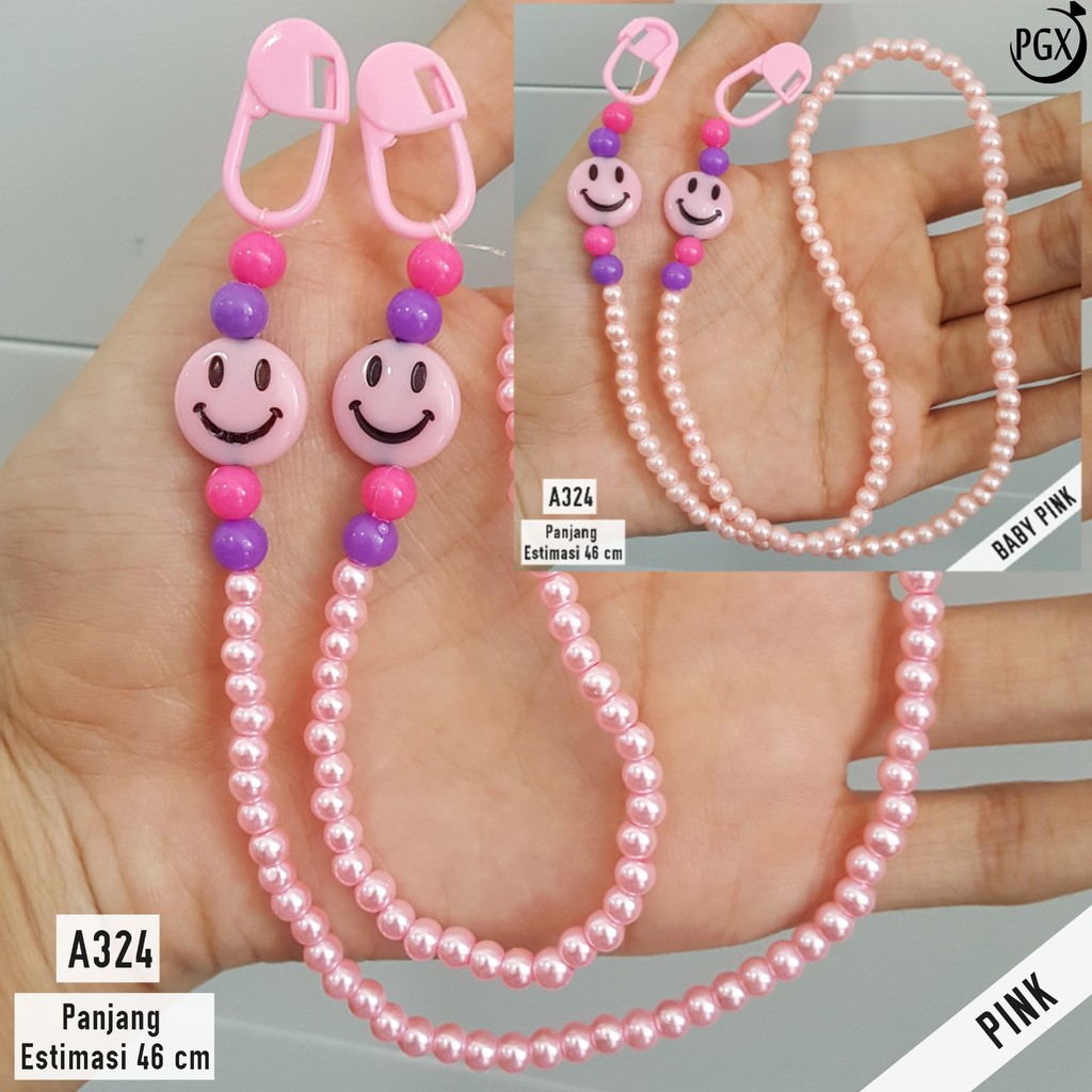 PGX Strap Masker Anak Mutiara - Kalung Masker Anak - Tali Masker Anak A328