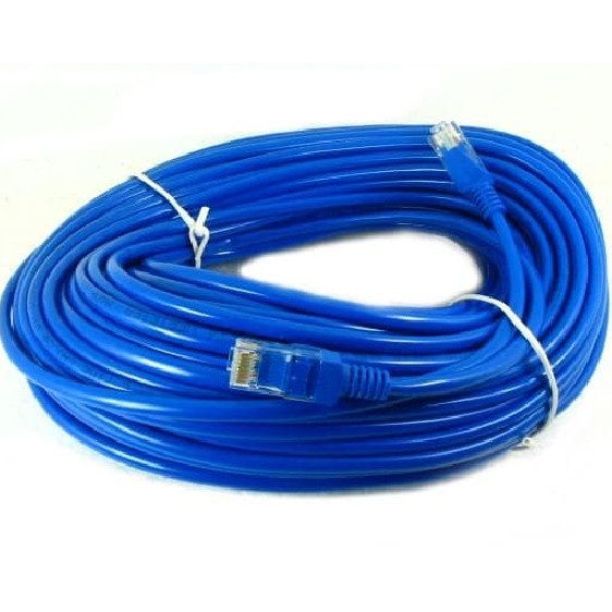 Kabel LAN UTP 30M RJ45 Cat 5e / Cable 30 Meter terpasang konektor cat5