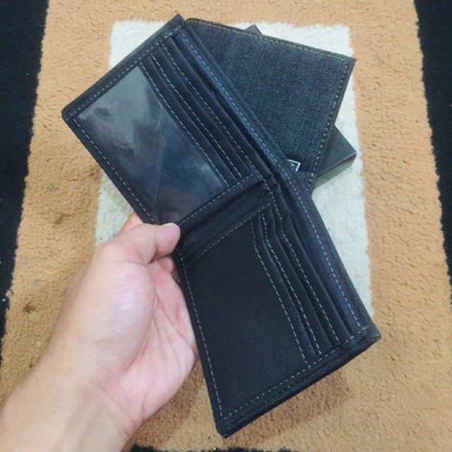 [AHLMN] Dompet lipat ptia bahan denim gratis dus murah meriah #dompet #dompetpria #dompetlipat