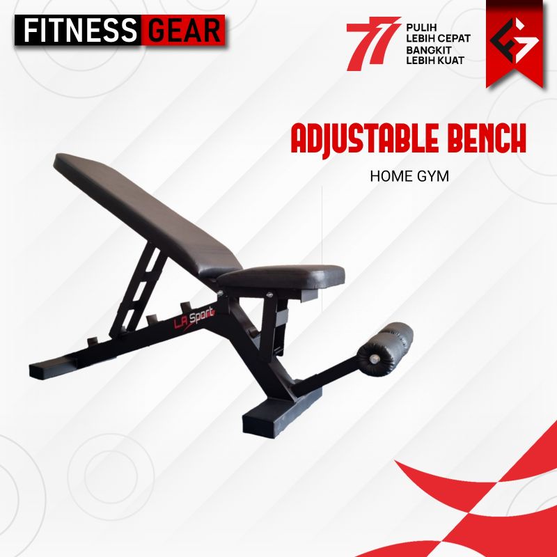 Alat Fitness Adjustable Bench Press