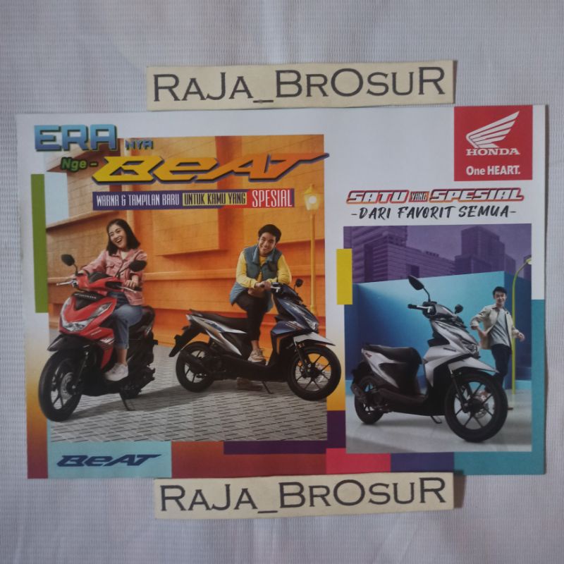 Poster brosur katalog flyer Honda Beat 2021